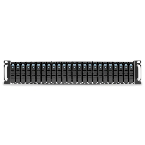 Дисковая полка/ 2U 24x 2.5" hot-swap bays, hot-swap JBOD with single S фото 2
