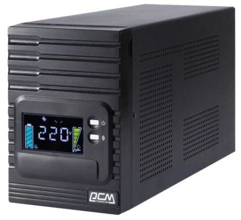 Источник бесперебойного питания Powercom Smart King Pro+ SPT-2000 LCD 1600Вт 2000ВА черный/ UPS Powercom Smart King Pro+ SPT-2000 LCD 1600W 2000Va black фото 1