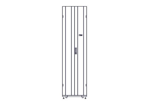 Шкаф Systeme Electric, серия Uniprom, 48U-600/1070, боковые панели 4шт фото 5
