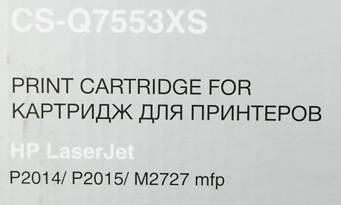 Картридж лазерный Cactus CS-Q7553XS Q7553X черный (7000стр.) для HP фото 1
